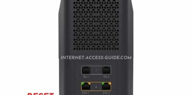 Cox Panoramic Router Back Side Reset Button